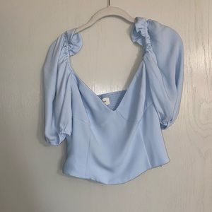 Aritzia short sleeve Wilfred blouse. Size 10